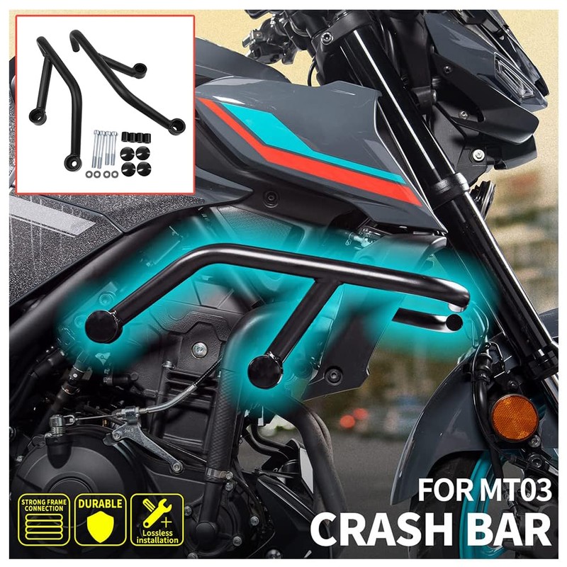 Motorcycle Steel Crash Bar Highway Freeway Engine Guard Bumper Frame