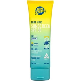 Pure Zinc Sun Cream SPF 50 Sun Zapper Reef Safe Mineral Non Nano Zinc Sunscreen Made in Australia