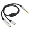1 Split in 2 Sound Cable 1/4 Inch TRS Stereo