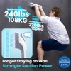 TAILI Suction Grab Rail for Bathroom,110kg,43cm,NoDrill,Elderly,Grey,2pcs
