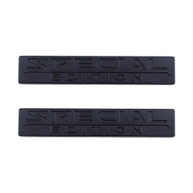 2 Pcs Special Edition Emblem Fit For Car Rear Boot Car Sticker Side Sticker (Black)