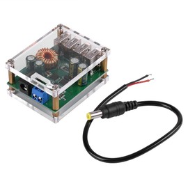 DC DC 7-60V to 5V Voltage Power Down Power Supply Converter 5A Board Module Transformer with 4 USB Ports