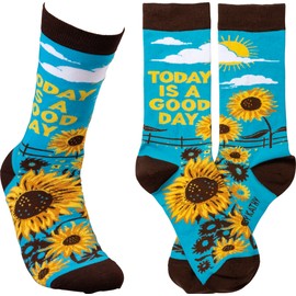Primitives by Kathy Socks - Today Is A Good Day, Unisex, One Size