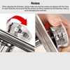 Pasta Maker Machine, 9 Adjustable Thickness Settings, 3 Adjustable Widths,