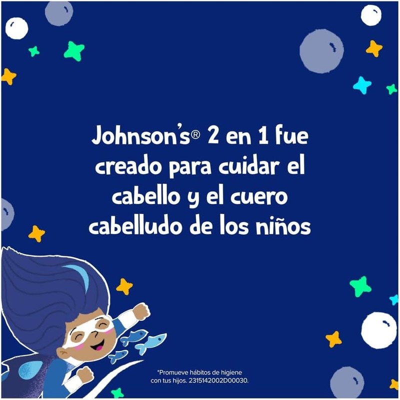Johnson's Kids 2 en 1 shampoo y acondicionador 200ml