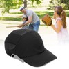 Bump Hat Baseball Hardhat Peaked Breathable Protective Adjustable for Sports