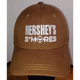 Hershey's 2011 NOS DRI-DUCK Hershey's Chocolate S'mores Promo Hat Baseball Cap Brown