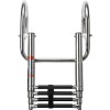 Amarine Made 4 Step Boat Ladder Telescoping Ladder Inboard Folding