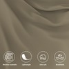 wyewye Fitted Sheet 140 x 200 x 25 cm, Microfibre