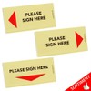 PRICARO Pack of 5 Sticky Notes "Bitte ausgefüllt an uns