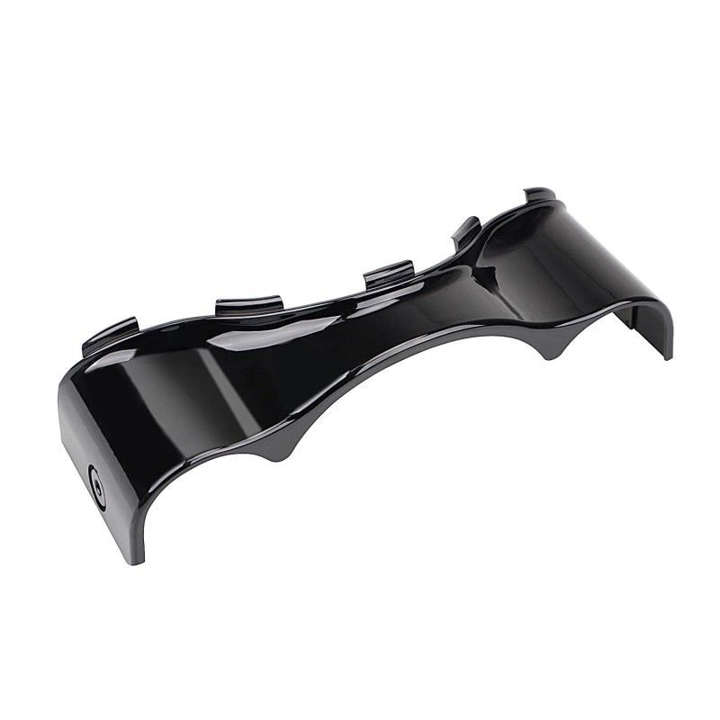 Unbranded Gloss Black Batwing Lower Trim Skirt Fairing For Harley
