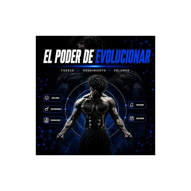 ForzaTech Creatina Monohidratada Micronizada 500g Alta Pureza