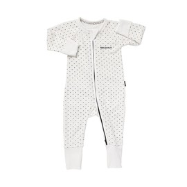 Bonds Baby Zippy - Terry Poodlette Zip Wondersuit, White & Blue Spot, 000 (0-3 Months)