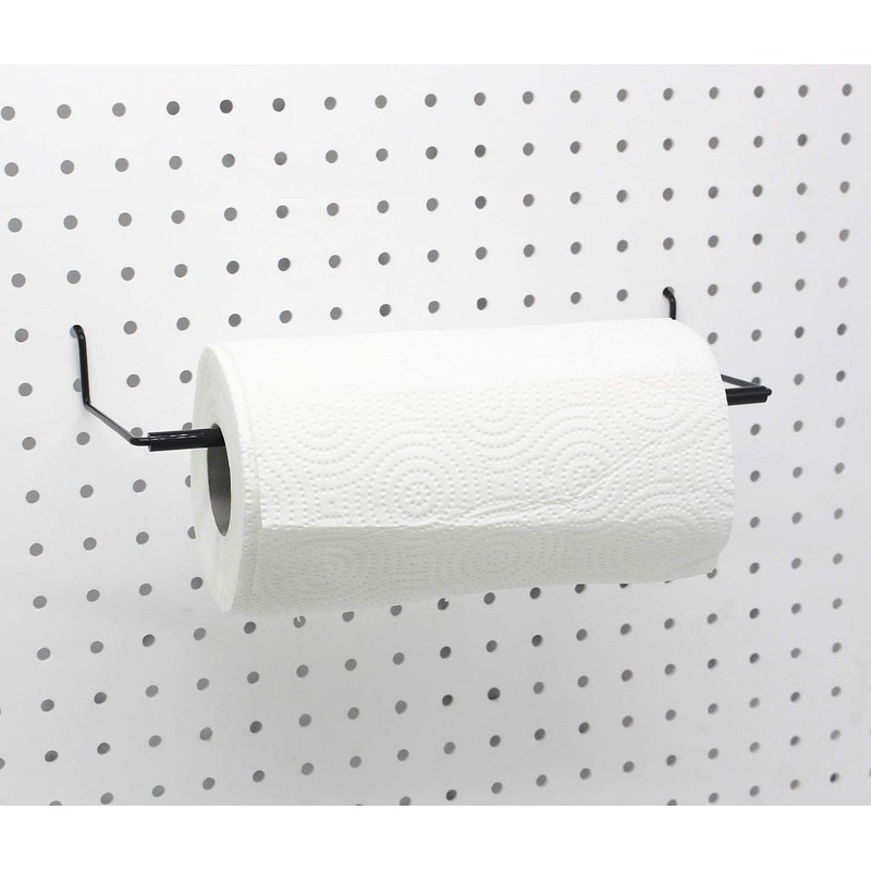 Paper Towel Holder for Pegboard, Extendable, Fit Any Standard Pegboard,