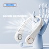 Hanging Neck Fan 3 Speed Bladeless Rechargeable Comfortable Portable Neck