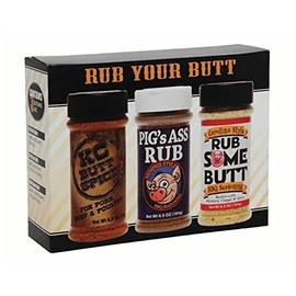 Rub Your Butt Championship BBQ Seasoning Gift Pack