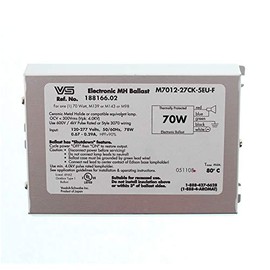 Vassloh Shwabe M7012-27CK-5EU-F MH Metal Halide Fluorescent Ballast, M139, 70W, 120/277V