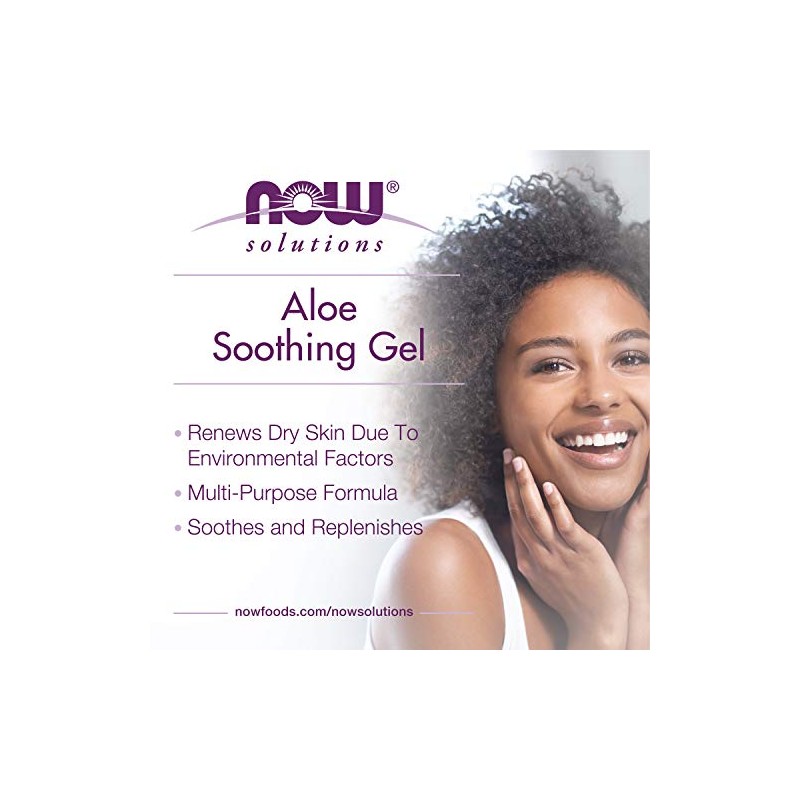 NOW Solutions, Aloe Soothing Gel, Soothing and Replenishing After Sun,