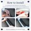 4PCS 2.32" Width Car Door Sill Protector,Automotive Door Entry Guard