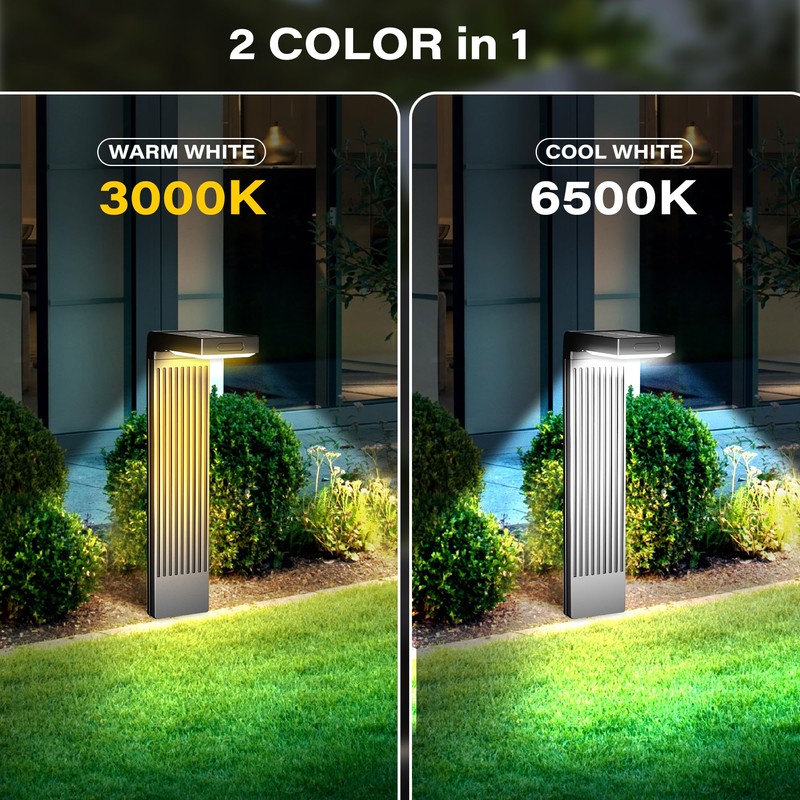 COXSENI Solar Pathway Lights Outdoor 6Pack, 400LM Motion Sensor Walkway