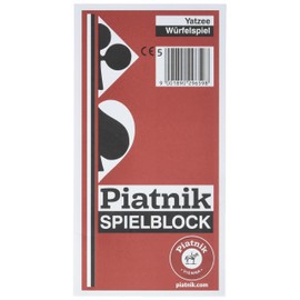 Piatnik 2965 Eskalero Yatzee Block Pack of 2