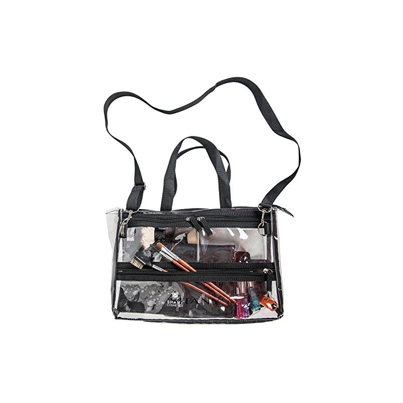 SHANY Clear Travel Makeup Bag - Cosmetics Organizer - Game