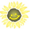Sunshine Flower Stencil, 10 x 10 inch (M) - Large