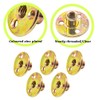 CEEYSEE Pack of 10 Flange Nuts M10 x 37 x
