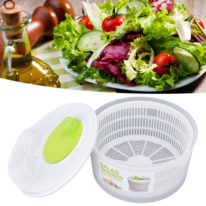 Salad Drainer 3L Large Capacity Multifunctional Plastic Salad Spinner Vegetable