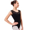 tanzmuster Cora Girls' Sleeveless Ballet Leotard, Made of Soft Cotton