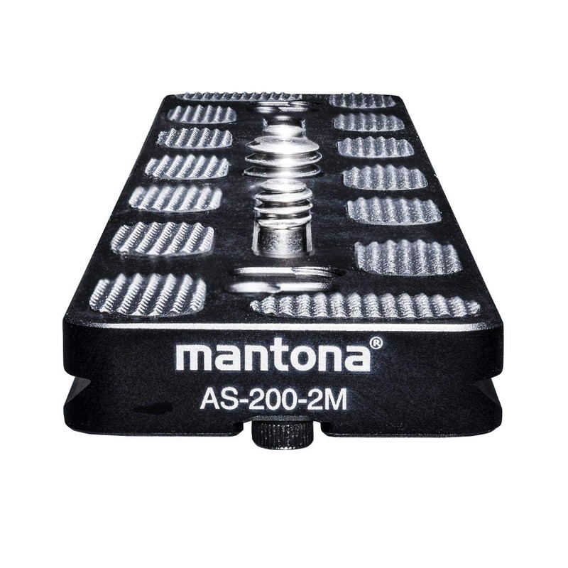 Mantona Schnellwechselplatte Arca Swiss, 200 mm schwarz