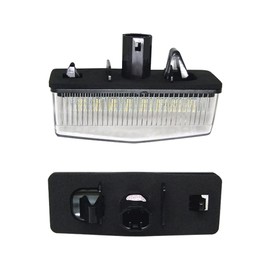 Prius 20 Series/30/40 Series C-HR ZYX10/NGX50 Lexus ZWA10/CT200H LED License Lamp, Special Design for Vehicles, White, Explosive Light, Set of 2