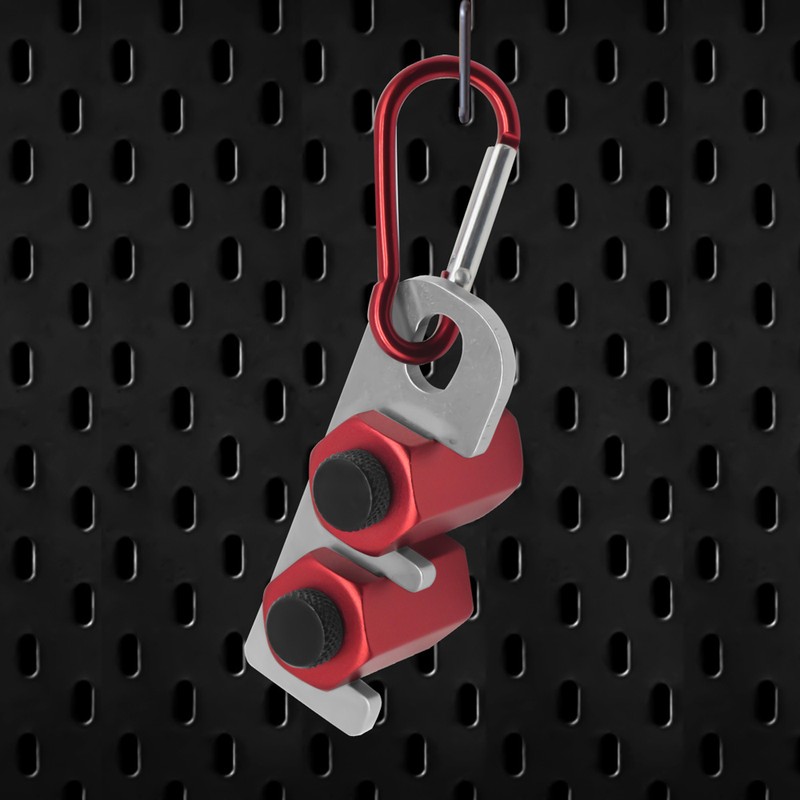 Square Auxiliary Clamp Carabiner Stair Gauge Framing Square Clip Holder