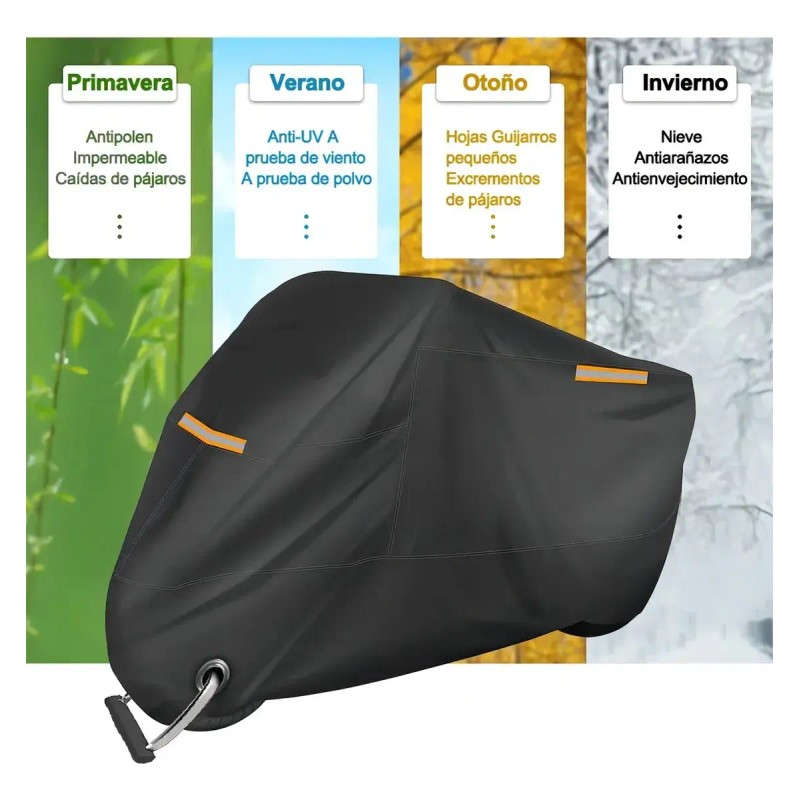 Funda Motocicleta Impermeab Grueso Cubiertas Para Moto