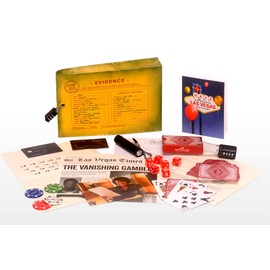 The Mystery Agency Vanishing Gambler : Solve and Escape Room Puzzle in a Box | 25+ Real-life Physical Objects & Evidence Board Games Nights Parties Fully Reusable |Age 14+ 1-6+ Players