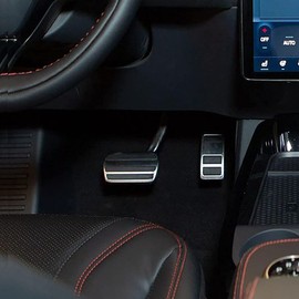 AOSK Compatible with 2021 2022 2023 2024 Mustang Mach-E/Bronco Sport Pedals Set Non-Slip Performance Foot Pedal Pads Covers Anti-Slip Accelerator Foot Pedals Car Replacement