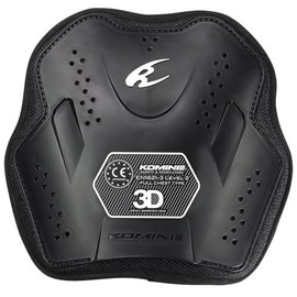 Komine SK-807 1118 CE Level 2 Inner Chest Armor for Motorcycles Black