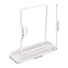 Acrylic Fishing Pole Wall Mount Bracket Stable Support Adjustable Acrylic