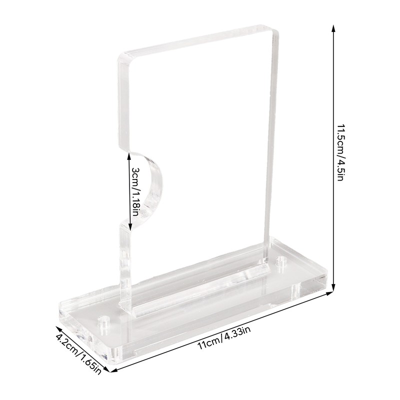 Acrylic Fishing Pole Wall Mount Bracket Stable Support Adjustable Acrylic