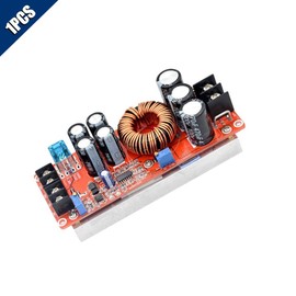 KOOBOOK 1Pcs 1200W 20A DC Car Step-up Power Supply Module Boost Converter Adjustable 10-60V to 12-83V