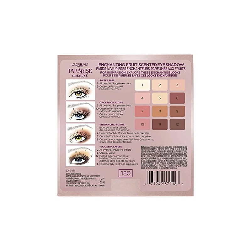 L´Oréal Paris Paleta de Sombras Paradise Enchanted, 7g