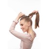 Nekava Hair Bobbles Black - Original Hair Bands 6 Braided