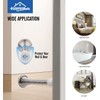 HOMOTEK 40 Pack Spring Door Stopper with Rubber Bumper Satin