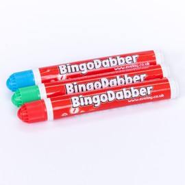 evelay Bingo Dabbers Markers Mixed Colours Pens for Bingo Tickets Games - Pack of 3