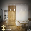 BRILONER - Rail System Rail Pendant Light, Combinable, Accessories, Tracklight,