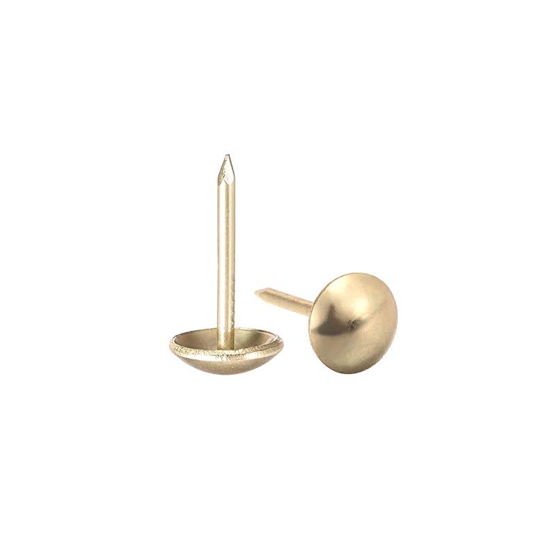 sourcing map Upholstery Nails Tacks 9mm Dia 17mm Height Round