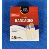 Best Choice 20093 Clear Bandages Assorted Sizes, Box of 45