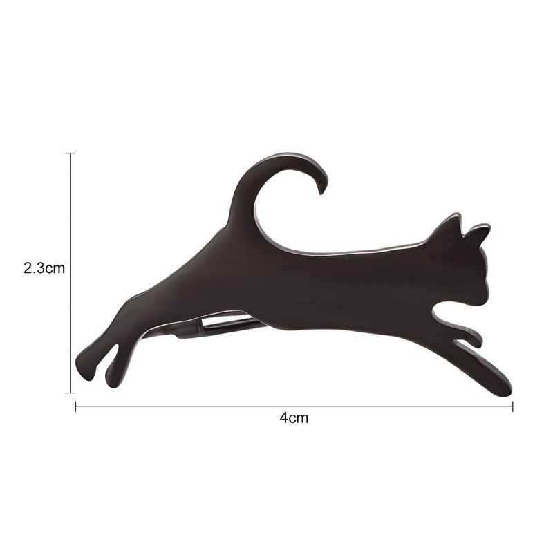 Yoursfs Necktie Clip, Cat, Cute, Black, Animal, Tie Clip, Cat,