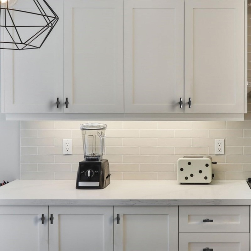 Asidrama 10 Pack Matte Black Kitchen Cabinet Knobs Dresser Knobs