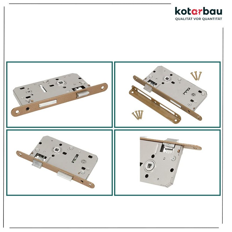 KOTARBAU Inner Door Mortice Lock 90 x 50 mm Toilet